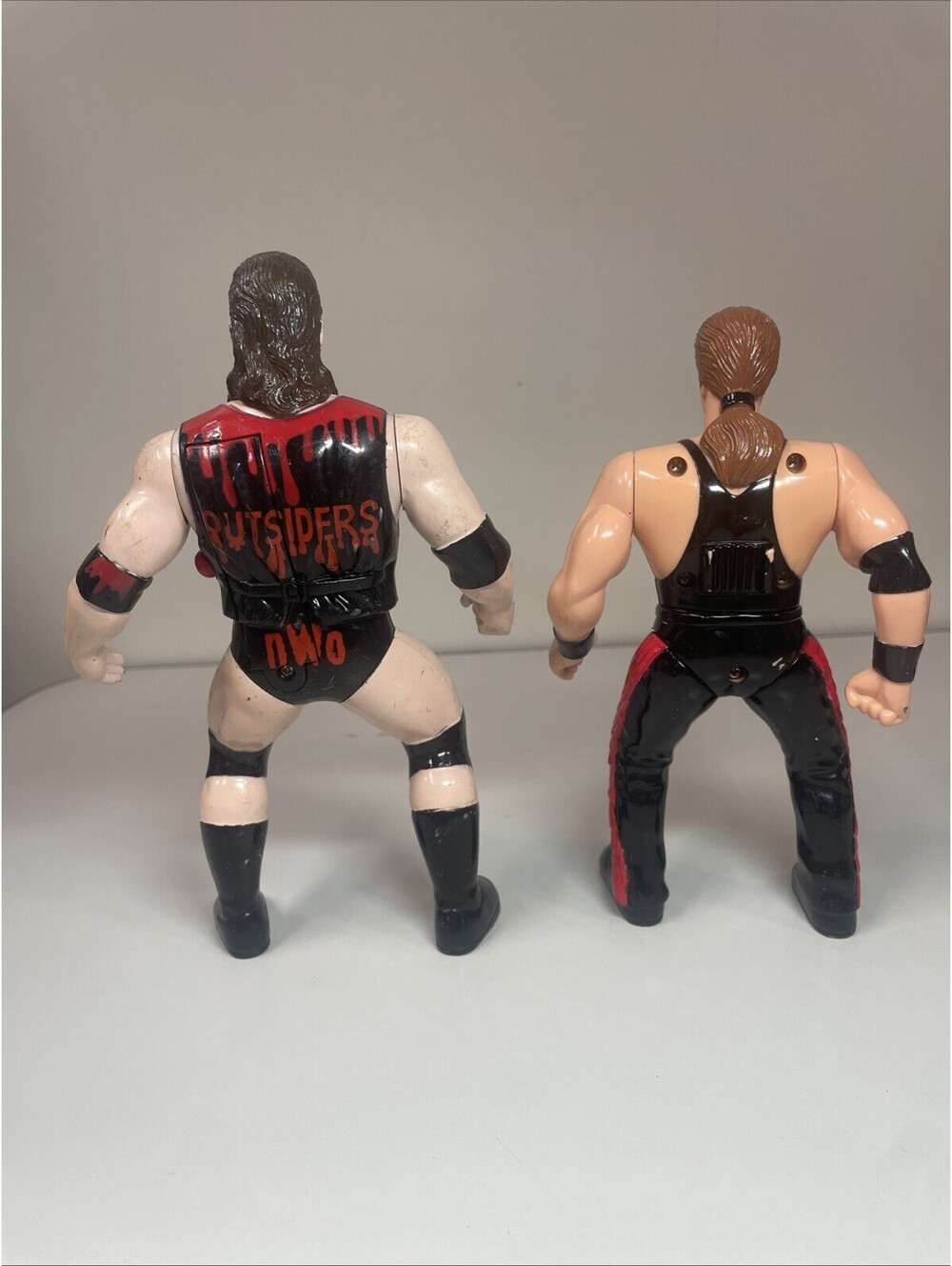 1997 Toy Makers WCW Scott Hall & Kevin Nash Vibrating Action Figures, WWF, WWE